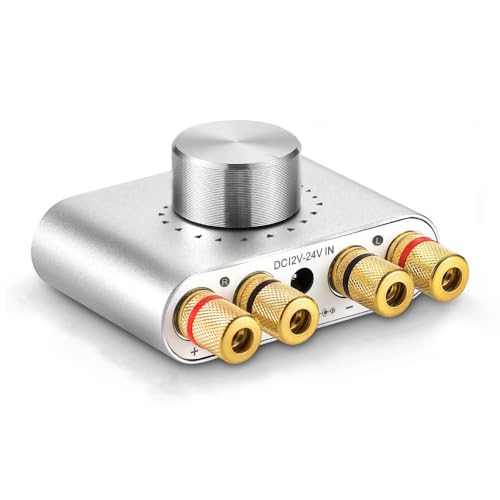 KTSO Bluetooth Усилитель мощности, Стерео Аудио Усилитель, Усилитель Низких Частот, HI-FI, Высокая Выходная Мощность, 100 Вт, Высокие и Низкие Тона, Ультра-Компактный и Легкий, M