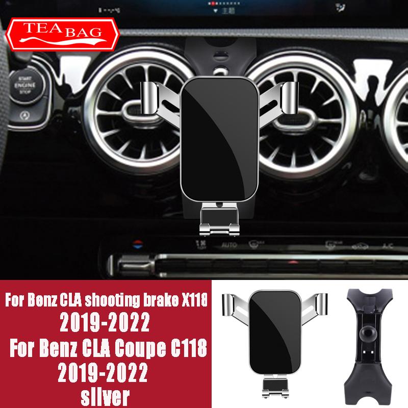 Car Mobile Phone Holder For Mercedes Benz Gla H247 X156 Cla Coupe C117 C118 X117 X118 Navigation Bracket