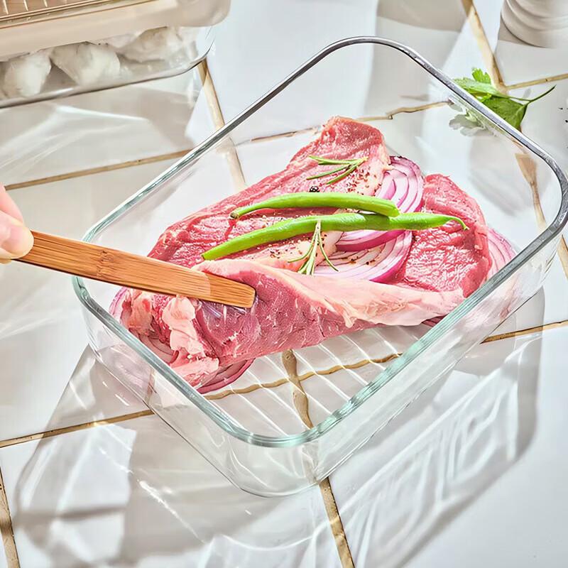 GLASSLOCK 7-Piece Tempered Glass Food Storage Set