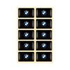 For BMW M X1 X3 For BMW X1 X2 X3 X5 X4 X6 X7 F34 F07 F20 G30 G20 G32 F10 F44 F45 F40 F30 G01 G02 E70 10Pcs Emblem Stickers Decoration Badge
