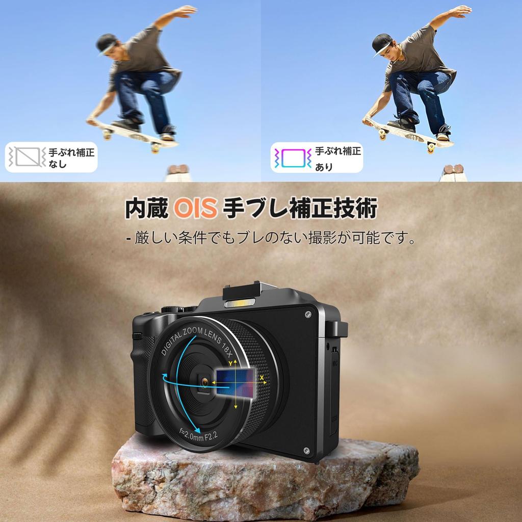 4K цифровое видео 4K 64 миллиона 2 двухдюймовых больших селфи 18x для школы 32 ГБ карта памяти в комплекте камера, запись, пиксели, автофокус, батареи,