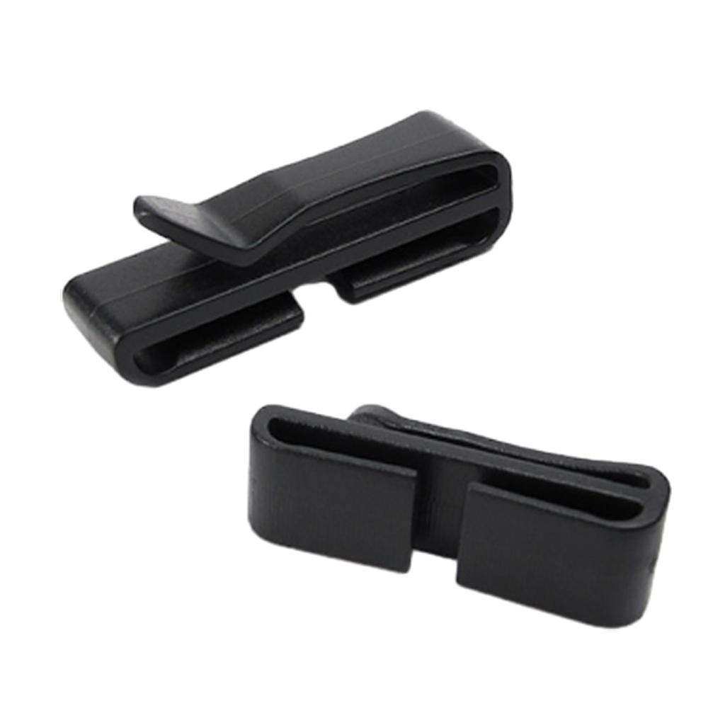 20 шт. Пластиковый зажим для концов стропы, быстросъемный фиксатор, соединительная пряжка для организации ремней рюкзака/сумки, прост в использовании