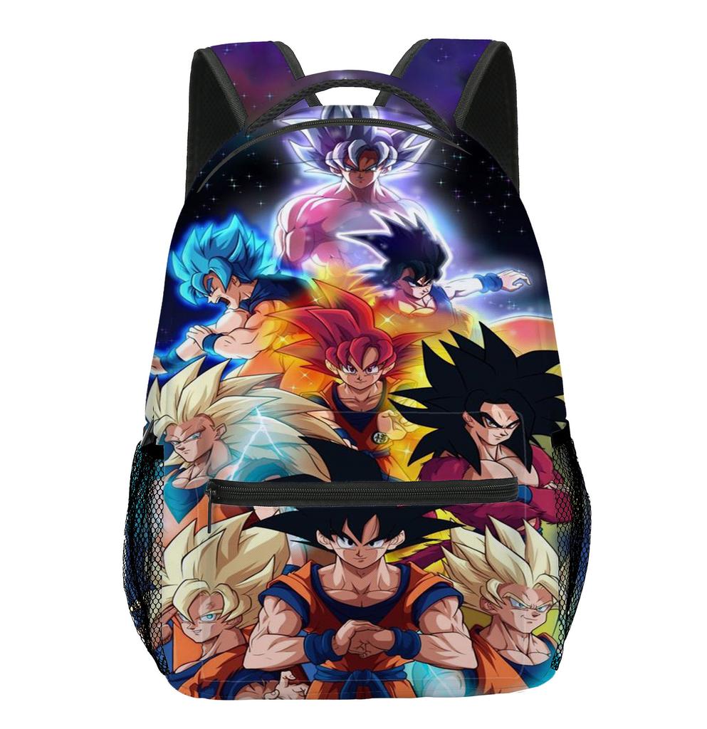 Набор Dragon Ball Dragonbal из трех предметов, Школьная сумка для начальной и средней школы, Детский рюкзак, Сумка для ланча, Пенал