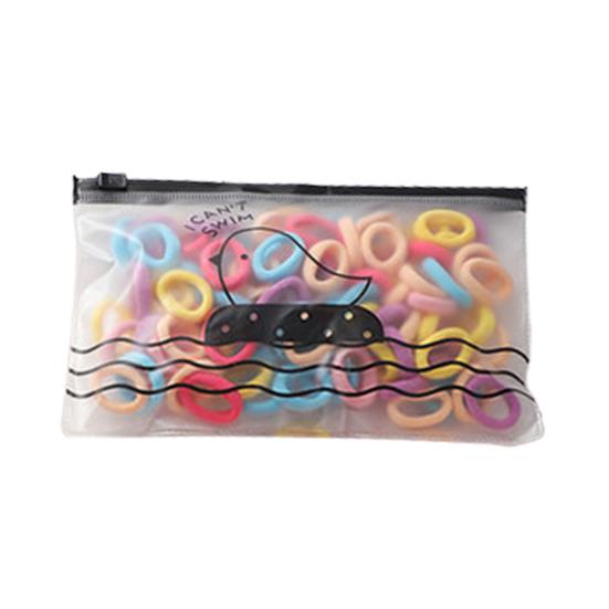 100Pcs Colorful Hair Ties Gentle Towel Ring Material Elastic Bands Hair Rings Styling Lightweight Versatile Accessories