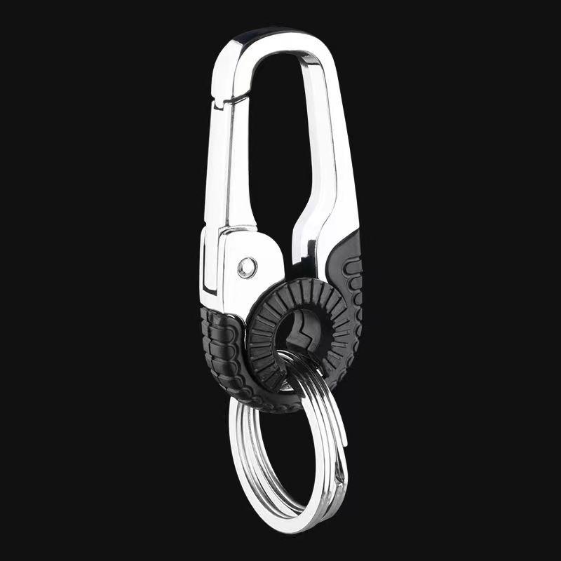 Oumeida 3755 Креативный автомобильный брелок: Брелок для ключей из нержавеющей стали с подвеской на талию