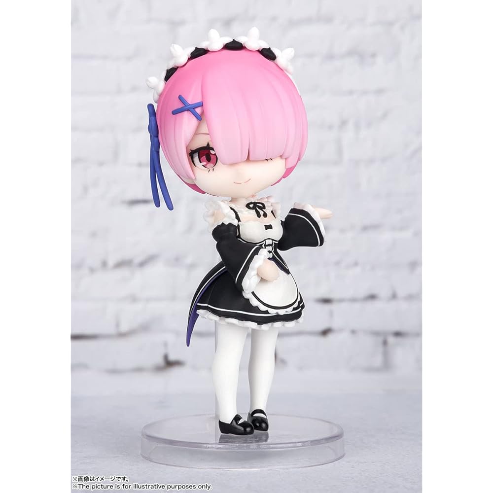 TAMASHII NATIONS Figuarts mini Re:Жизнь с нуля в другом мире Рам 90 мм ПВХ АБС Окрашенная Фигурка