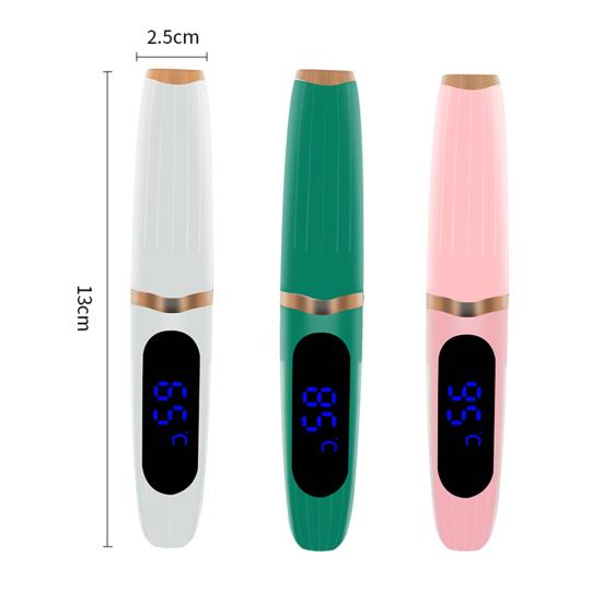 Электрические щипцы для завивки ресниц со светодиодным дисплеем 3 настройки температуры Перезаряжаемые через USB портативные щипцы для завивки ресниц с подогревом 24 часа длительный подъем ресниц