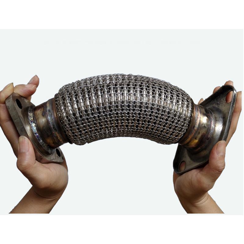 Universal non-welding high temperature resistant Five layer stainless steel exhaust flex pipe soft connection bellows hose clamp