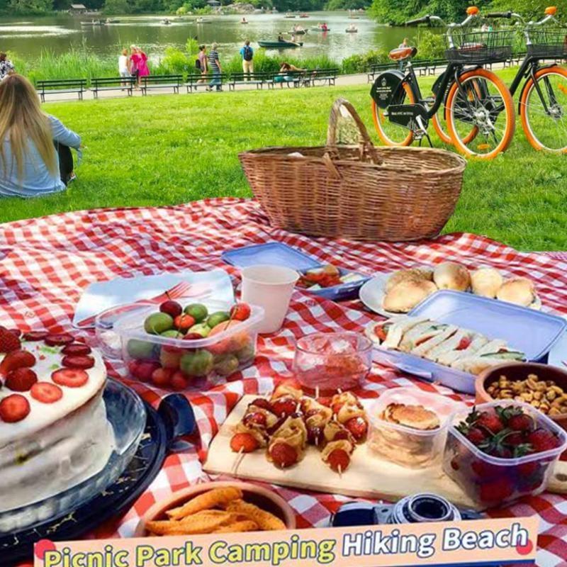 Одеяло для пикника на открытом воздухе, очень большое пляжное одеяло, складной легкий водонепроницаемый коврик для песка, одеяло для пикника для пляжного кемпинга, пешего туризма, патио в парке