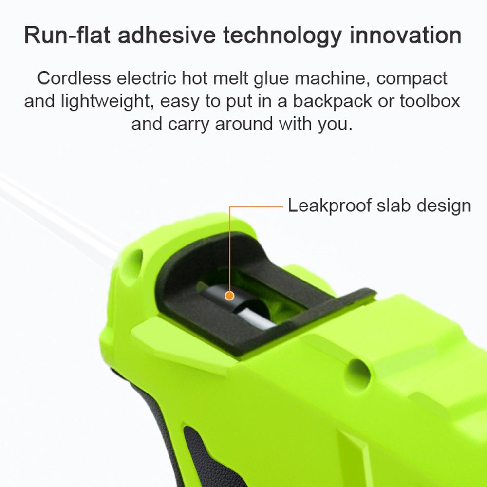 Электрическая машина для нанесения клея-расплава, портативный беспроводной литиевый клей, экструзионный инструмент, аппликатор для дома