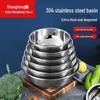 Многоцелевая кухонная миска Shangheng из нержавеющей стали 304