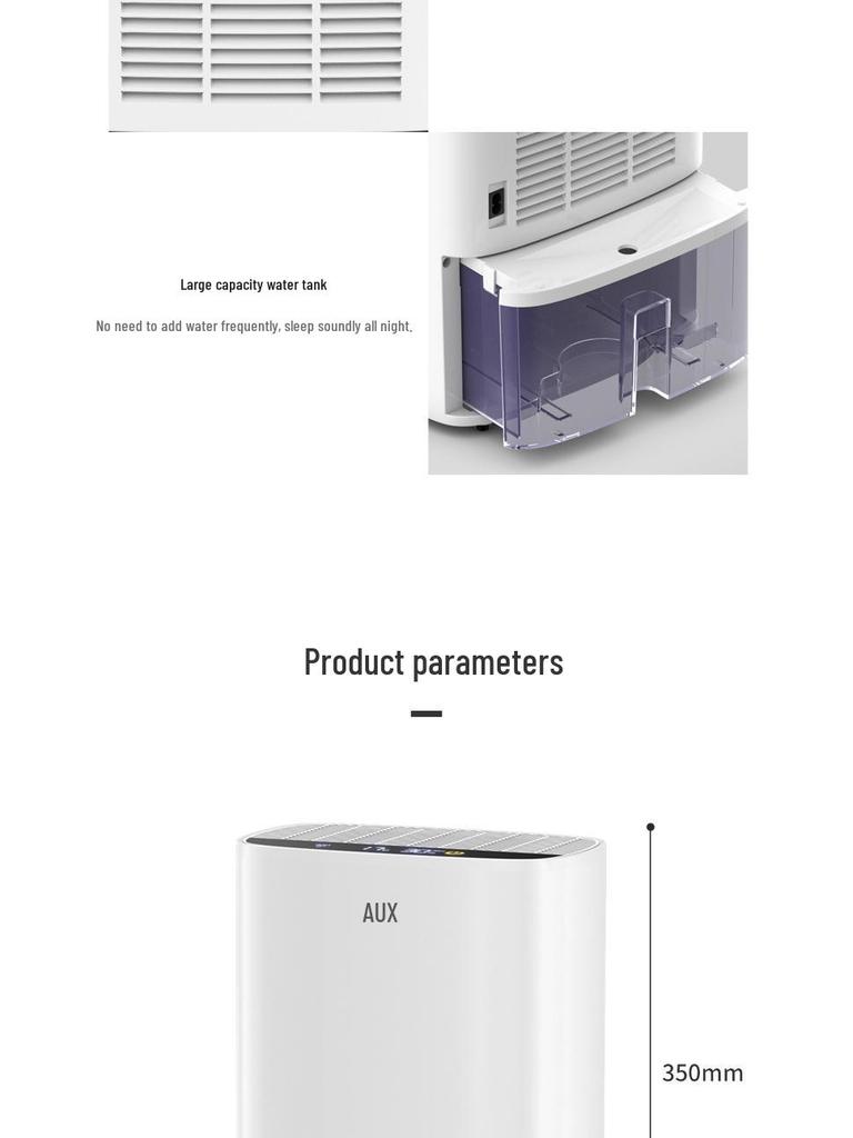 AUX Мощный бытовой осушитель - Поглотитель влаги для спальни и дома