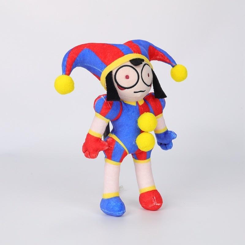 Digital Circus Plush Toy,The Amazing Pomni and Jax Plushies Doll,Plushies Toy for TV Fans Gift, Cute Stuffed Figure Doll