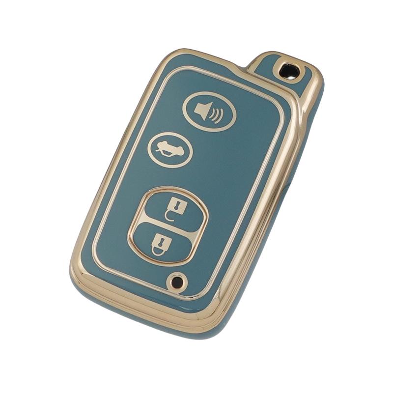 234 Buttons TPU Car Remote Shell Fob for Toyota Aqua RAV4 Land Cruiser Camry Prado Corolla Prius TPU Car Key Case Cover Keyless