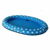 Oval Cushion Shape Pet Floating Raft Flat Center Inflatable Pet Toy  Outdoor Water Games