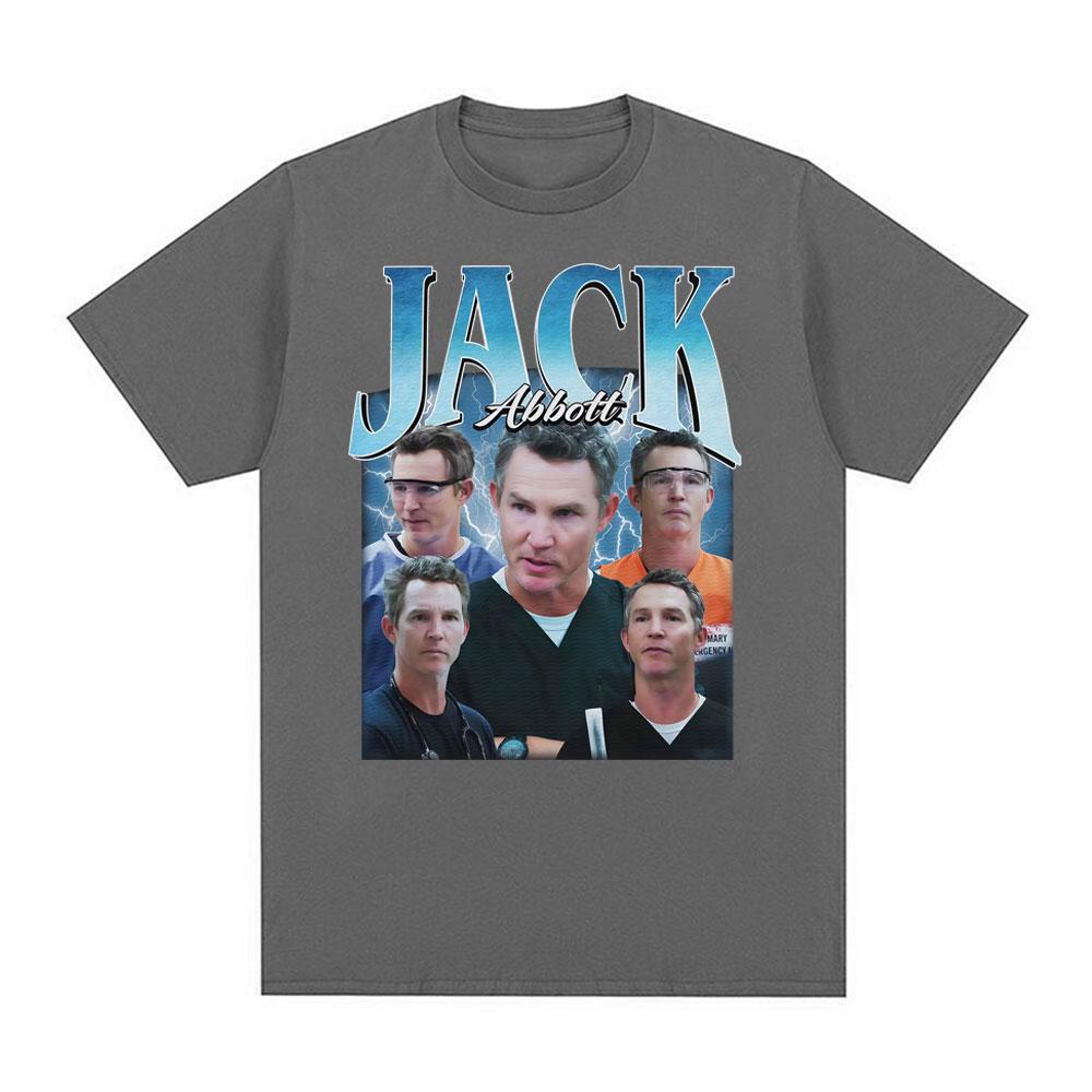 Футболка с принтом Jack Abbott, футболка в ретро-стиле Jack Abbott, подходит для унисекс и женской уличной одежды