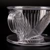 Clear Coffee Filter Cup Cone Drip Dripper Maker Brewer Holder Plastic Reusable
