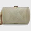 Tassel Woven Metal Evening Clutch Shoulder Bag