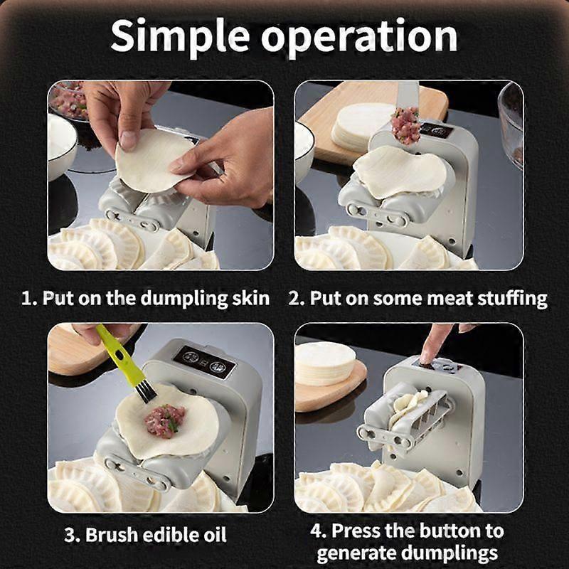 Automatic Electric Dumpling Maker Machine Dumpling Mould Pressing Dumpling Skin Manual Empanadas Ravioli