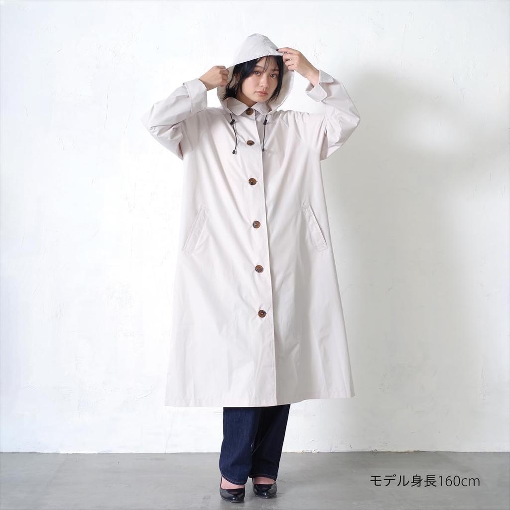 Nifty Colors Peach Drop Sten-Collar Raincoat 6049SD