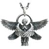 925 Sterling Silver Six Winged Angel Pendant Couple Men 'S Necklace