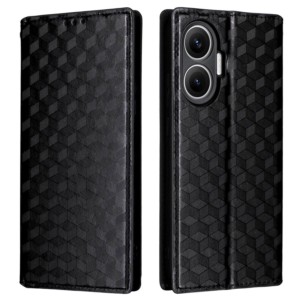 For Xiaomi Redmi Turbo 4 Pro 5G Case Wallet Rhombus Imprinted Leather Phone Cover