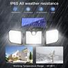 230 светодиодных солнечных ламп Настенный светильник Водонепроницаемый IP65 Наружный предупреждающий свет Стробоскоп Гаражный светильник Управление стробоскопом Индукция движения человека