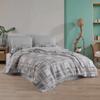 Lucia Gray - Double Poplin Quilted Duvet Cover Set