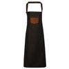 Premier Faux Leather Denim Bib Apron