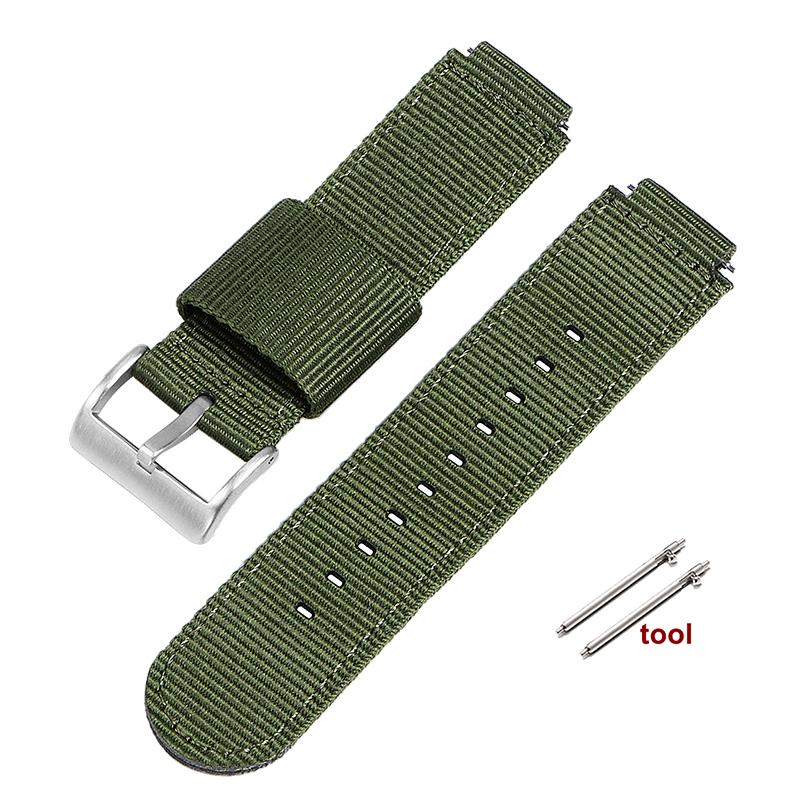 Nylon Strap 16mm 18mm for Casio AE-1200 1300 F-108 SGW-300/400/500 W-800H Canvas Watch Band Quick Release Men's Accessories Belt