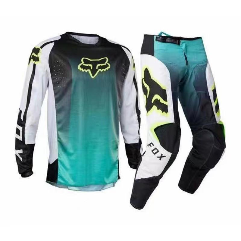 FOX Off-Road Downhill Cycling Jersey Set Breathable Quick-Dry Mountain Bike Motocross Apparel Unisex