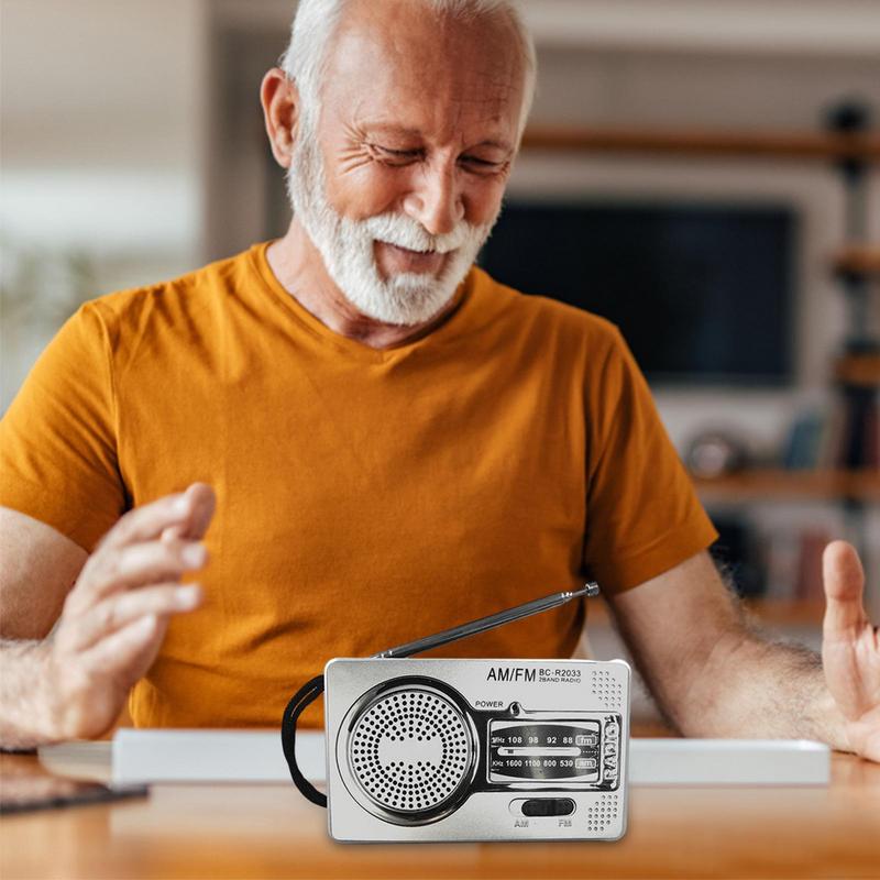 Работающее от батареек радио мини компактный транзисторный радиоприемник отличный прием разъем для наушников портативный транзисторный радиоприемник для ходьбы