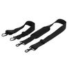 Two adjustable shoulder for instrument straps, black, padded, bags.