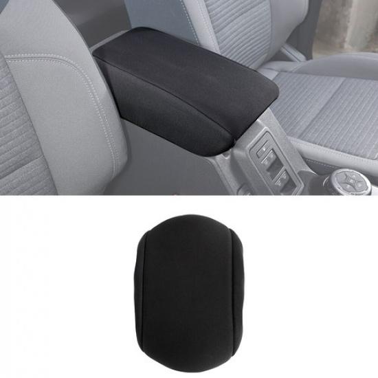 Black Car Center Central Armrest Cover Cushion Mat for Ford Bronco -2024 US