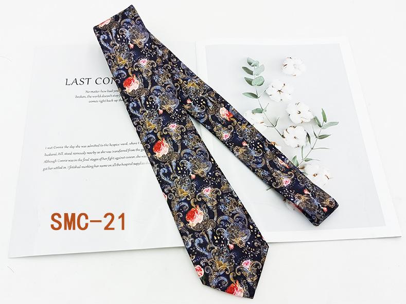 Британская цифровая печать ретро галстук, полиэстер ручной работы цветок мужской костюм аксессуары 8 см