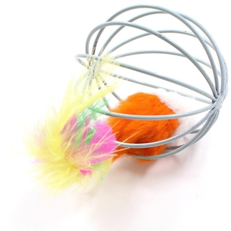 Funny Caged Mouse Pet Toy Rat Ball for Cat Dog Pet Novelty Toy Pet Supplies