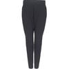 Lifestyle Casual Series Solid Color Comfortable Long Pants Knitted Sports Pants Women Bottoms Black BR1919