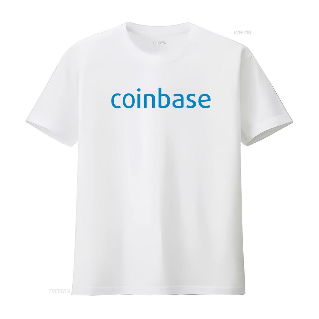 Футболка Coinbase с криптовалютой для криптотрейдеров и инвесторов винтажная стираная дизайнерская одежда уличная мода унисекс