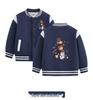 Kids' Versatile Baseball Jacket: Stylish Medium-Thick Outerwear for Boys and Girls - Medium to Large Sizes for Spring, Autumn, Winter