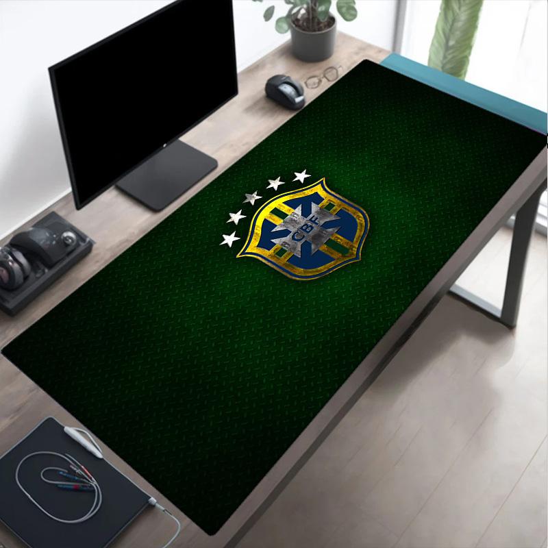 Brazilian Football Federation Emblem Mouse pad Mouse pad, Gaming Mouse Pad, keyboard pad, Desk Decor for computer notebook Fan Gift Birthday Gift