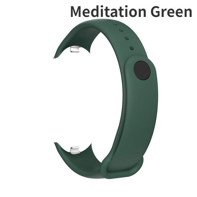 Ремешок LUJING для Xiaomi Mi Band 8, силиконовый спортивный ремешок, раздвижной демонтажный браслет для Mi Band 8, NFC браслет, аксессуары для умных часов