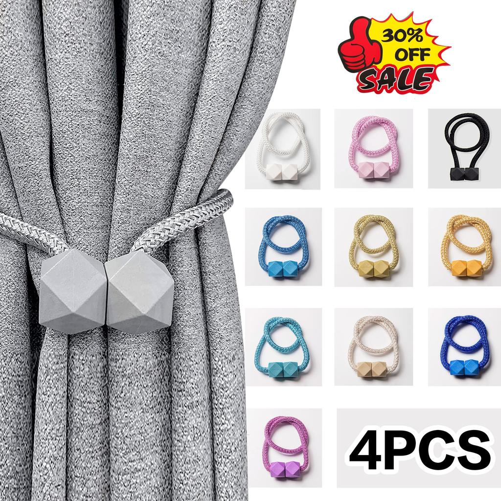 Modern Magnetic Curtain Ties - Adjustable, Strong Fixing for Bedroom and Living Room Decoration