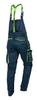 PREMIUM work dungarees, 62% cotton, 35% polyester, 3% elastane, size XL