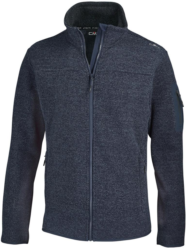 Куртка мужская CMP Fleece Jacquard-Knit-Tech Jacket (38H2237) Herren-Fleece Jacquard-Knit-Tech mit Rautenmuster b.blue / antracite
