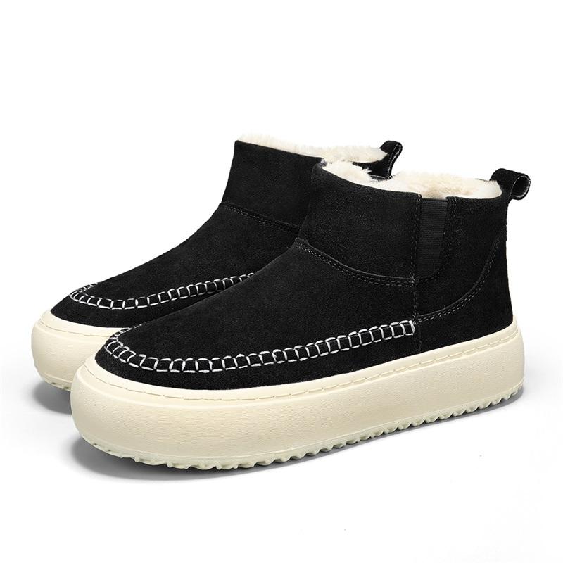 Зимние новые теплые повседневные мужские хлопковые туфли на толстой подошве, легкие и удобные высокие спортивные хлопковые туфли 39-44