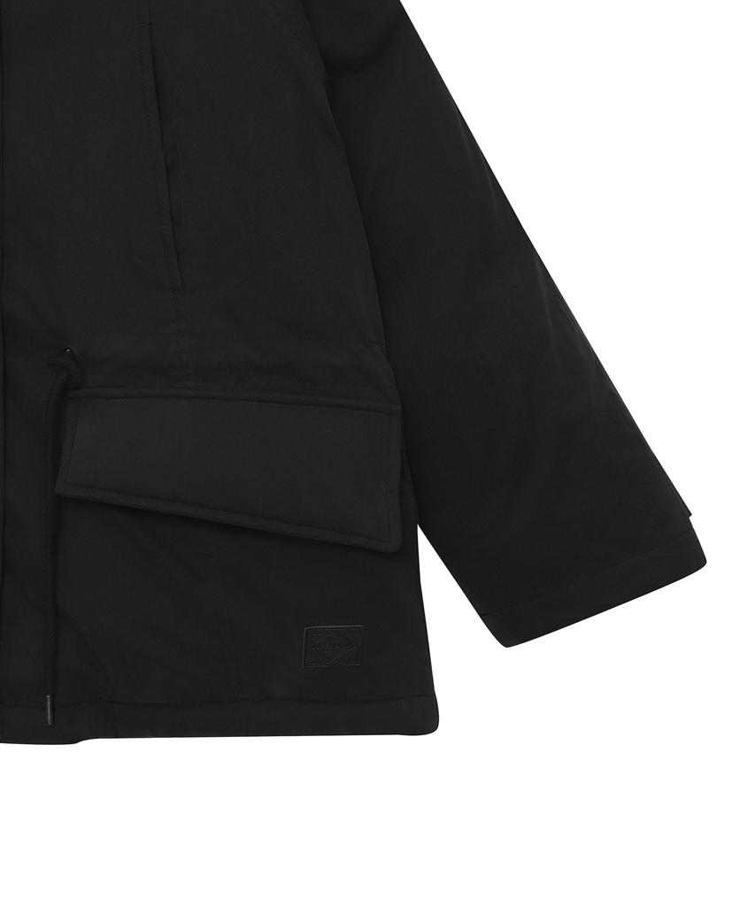 SUPERDRY W High-Neck Mid-Down Jumper Black