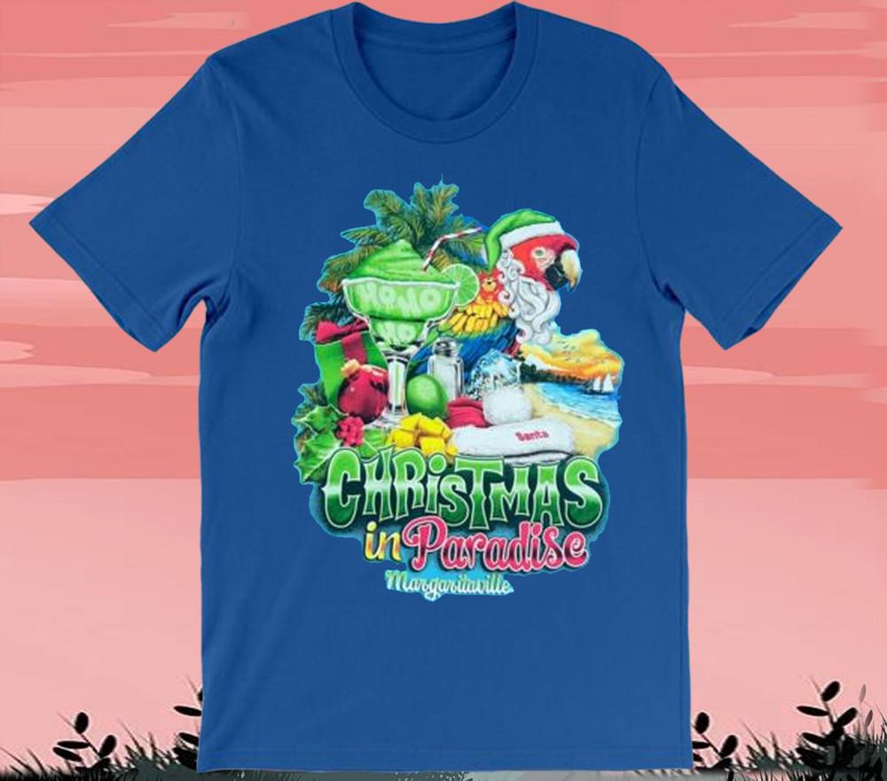 Margaritaville Shirt Jimmy Buffett Christmas Size S-4XL Cotton TT2675 Unisex T-Shirt