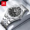 OPK 6073 Top Brand Men’s Quartz Wristwatch Stainless Steel Waterproof Auto Date Luxury Gold Watch for Man High Quality