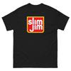 Slim Jim Logo Black Graphic T-Shirt Tee Shirt Unisex