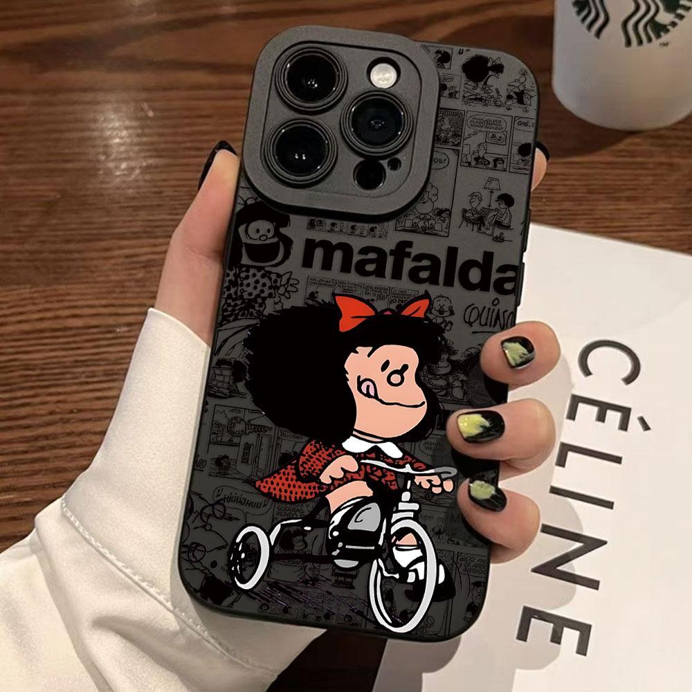 Cute Hot Anime M-Mafaldas Girl Phone Case for Xiaomi Mi 15 14T 12T 11T 11 10T Poco X5 F5 X4 M4 F4 X3 M3 Pro Lite Ultra 4G 5G